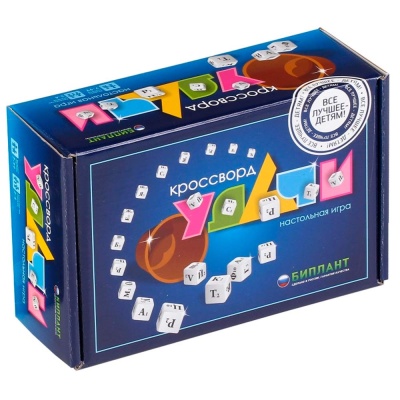 Настольная игра Кроссворд Удачи Синий Биплант 10038